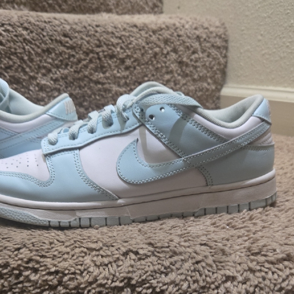 Nike Light Blue and White Dunks - Picture 3 of 14